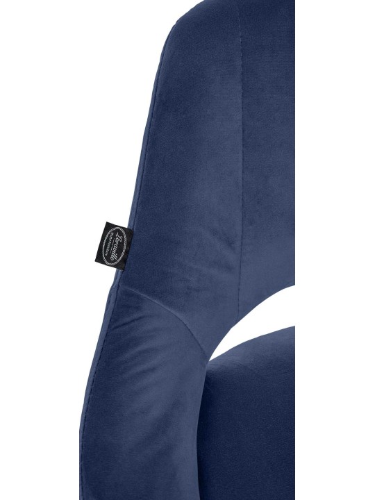 2 baarituolia Milet velvet W, sininen