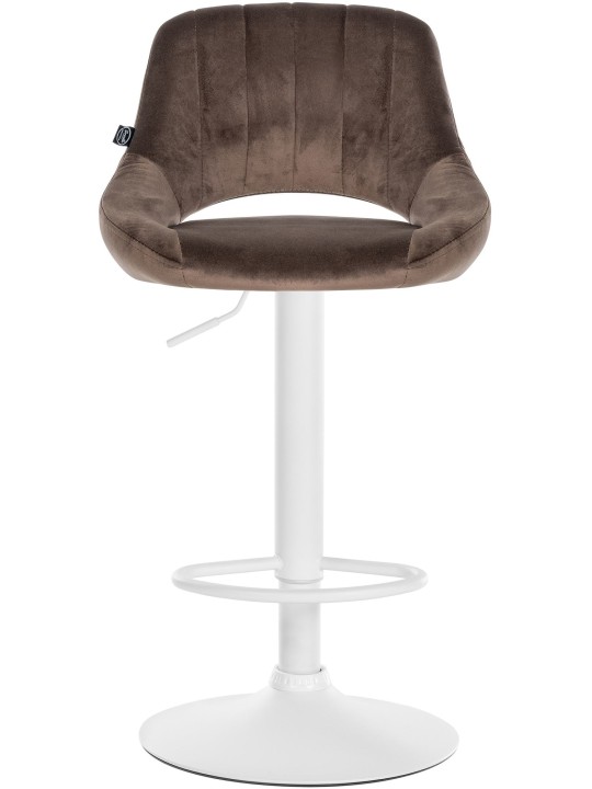 2 baarituolia Milet velvet W, ruskea