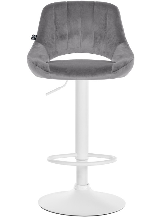 2 baarituolia Milet velvet W, tummanharmaa