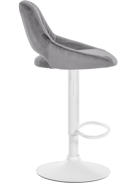 2 baarituolia Milet velvet W, tummanharmaa