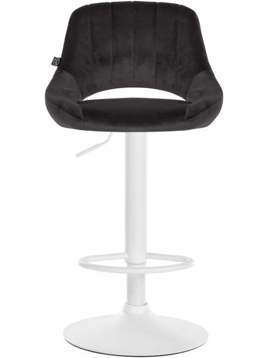 2 baarituolia Milet velvet W, musta