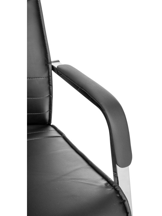 2 vierailijatuolin setti Hobart, musta