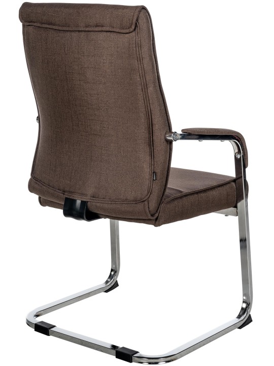 2 vierailijatuolin setti Hobart kangas, ruskea