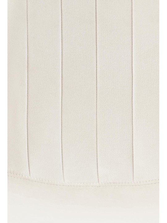 Baxter samettinen ruokapöydän tuoli, kermanvalkoinen