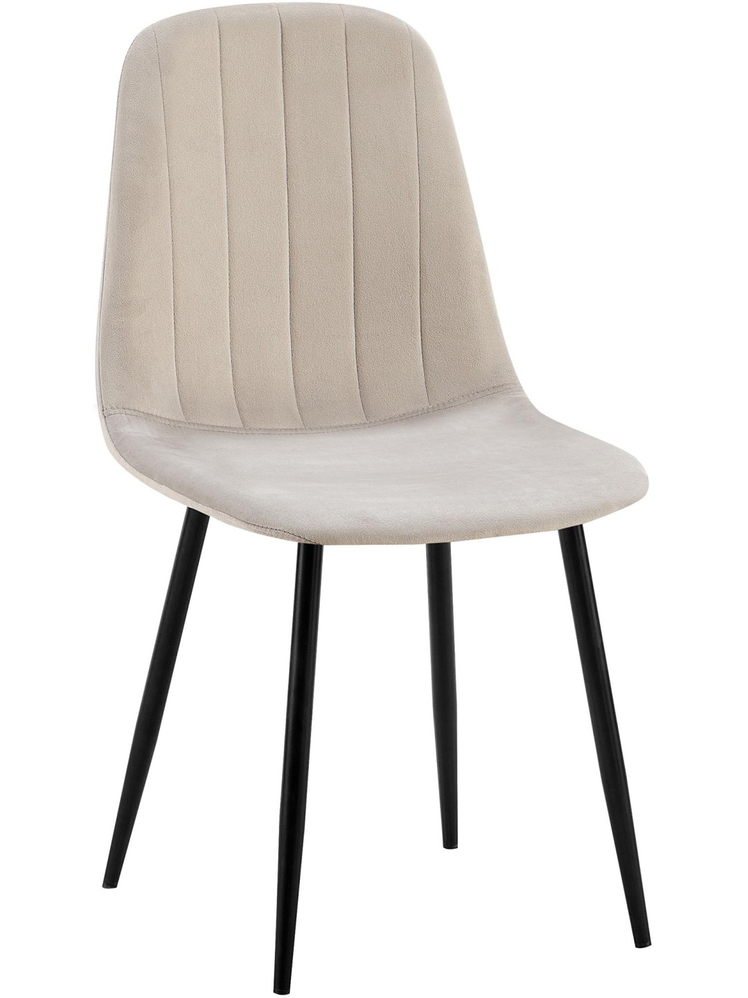 Baxter samettinen ruokapöydän tuoli, harmaa