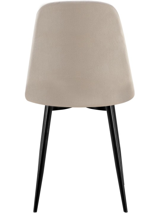 Baxter samettinen ruokapöydän tuoli, harmaa