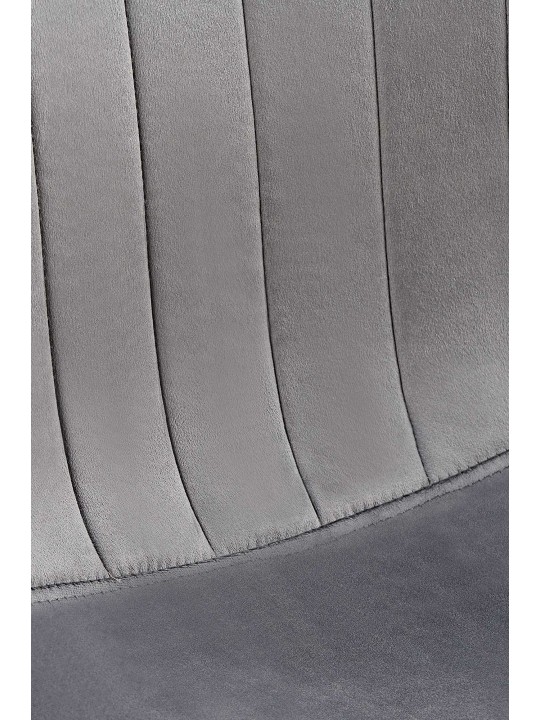 Baxter samettinen ruokapöydän tuoli, tummanharmaa Baxter samettinen ruokapöydän tuoli, tummanharmaa