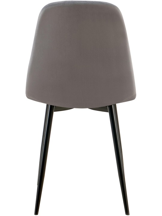 Baxter samettinen ruokapöydän tuoli, tummanharmaa Baxter samettinen ruokapöydän tuoli, tummanharmaa