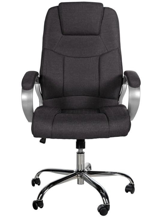 Työtuoli BIG Apollo kangasta, tummanharmaa