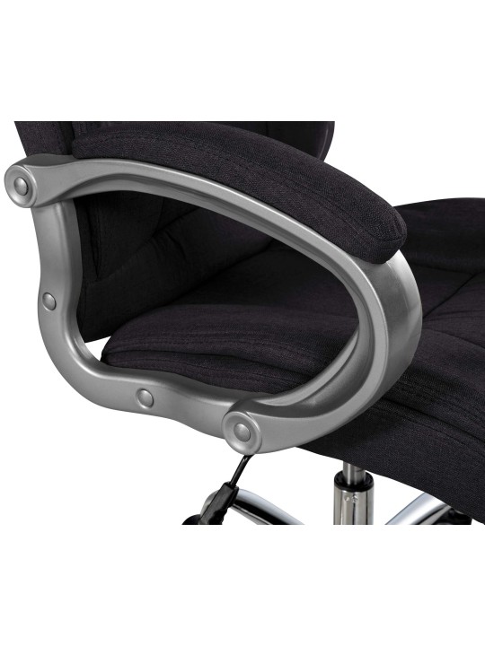 Työtuoli BIG Apollo kangasta, musta