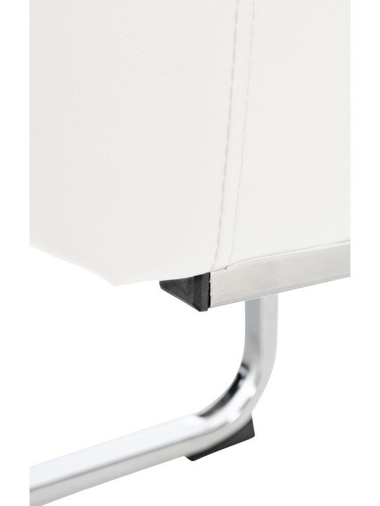 Tuoli Puka keinonahkaa, valkoinen