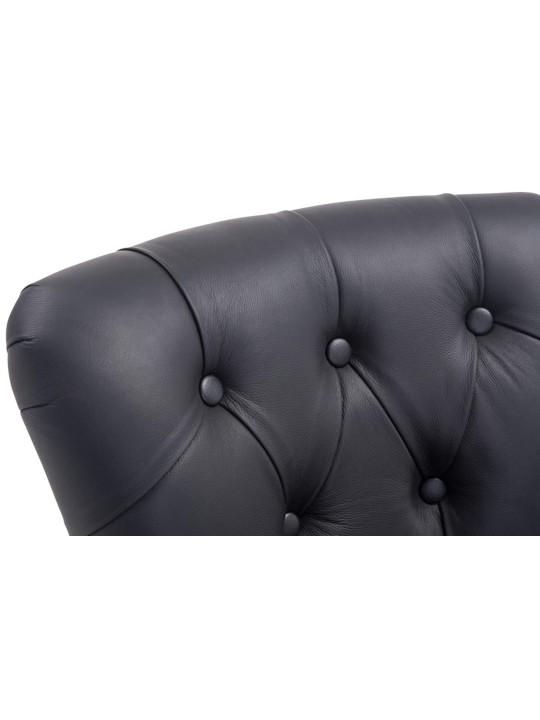 Baarijakkara Lakewood aitoa nahkaa, antiikkivalo, musta Baarijakkara Lakewood aitoa nahkaa, antiikkivalo, musta