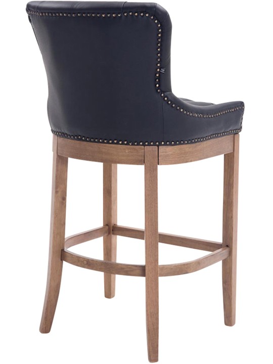 Baarijakkara Lakewood aitoa nahkaa, antiikkivalo, musta Baarijakkara Lakewood aitoa nahkaa, antiikkivalo, musta