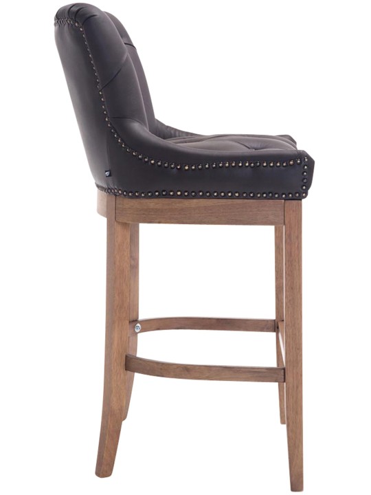 Baarijakkara Lakewood aitoa nahkaa, antiikkivalo, ruskea