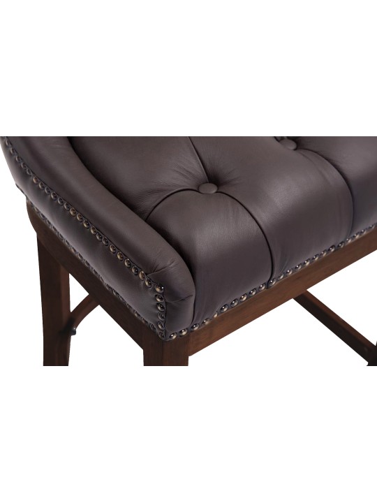 Baarijakkara Lakewood aitoa nahkaa, antiikki, ruskea