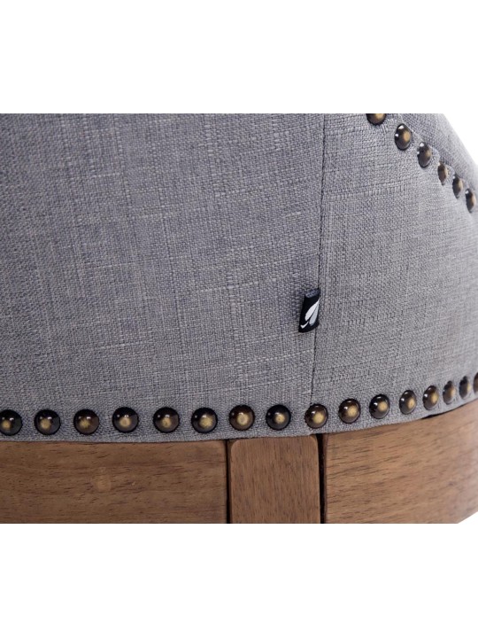 Baarijakkara Lakewood kangas, antiikkivalo, vaaleanharmaa