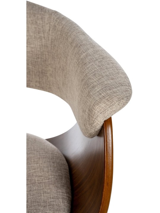 Baarijakkara Vestal kangas, pähkinä/kermanvärinen