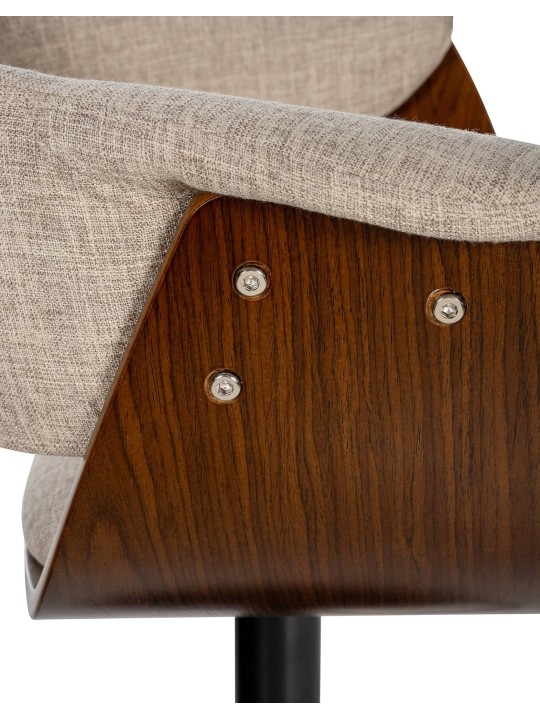 Baarijakkara Vestal kangas, pähkinä/kermanvärinen