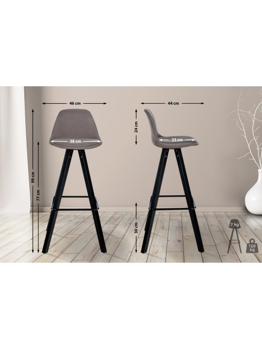 Baarijakkara Corbin-kangas Square, taupe