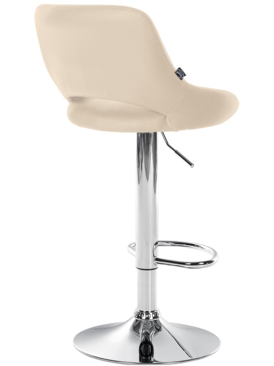 2 baarituolia Milet keinonahkaa C, kermanvärinen