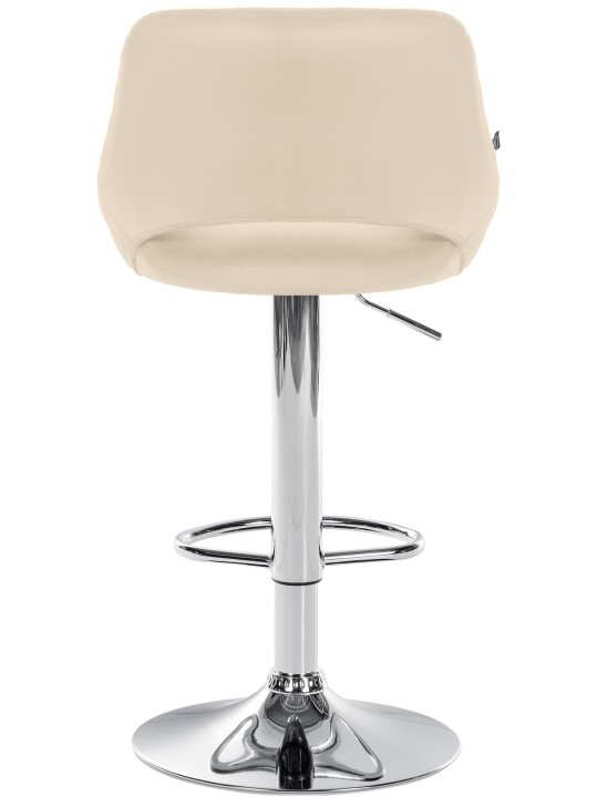 2 baarituolia Milet keinonahkaa C, kermanvärinen