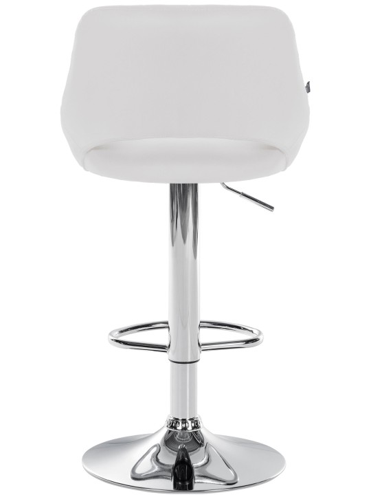 2 baarituolia Milet keinonahkaa C, valkoinen