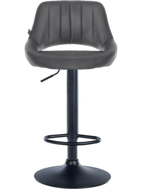 2 baarijakkaran sarja Milet keinonahkaa B, harmaa