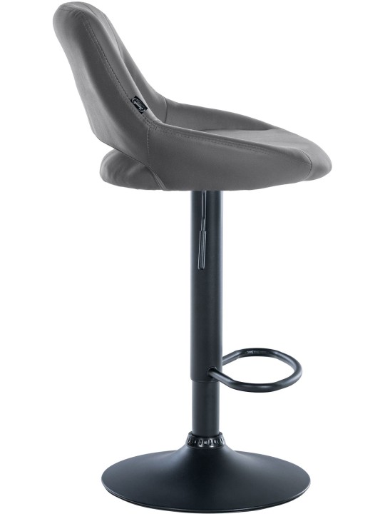 2 baarijakkaran sarja Milet keinonahkaa B, harmaa