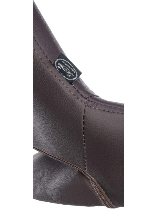 2 baarituolia Milet keinonahkaa W, ruskea