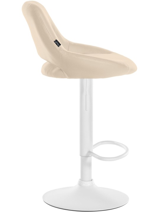 2 baarituolia Milet keinonahkaa W, kermanvärinen