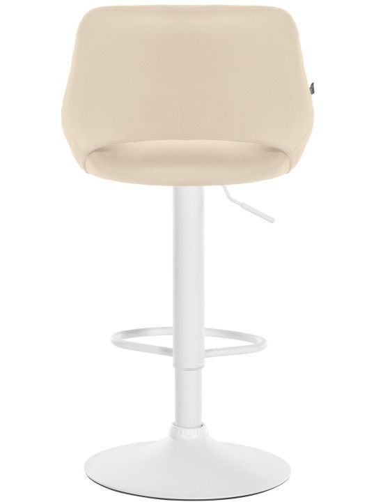 2 baarituolia Milet keinonahkaa W, kermanvärinen