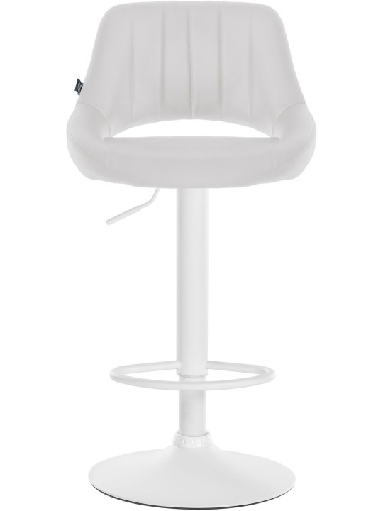 2 baarituolia Milet keinonahkaa W, valkoinen