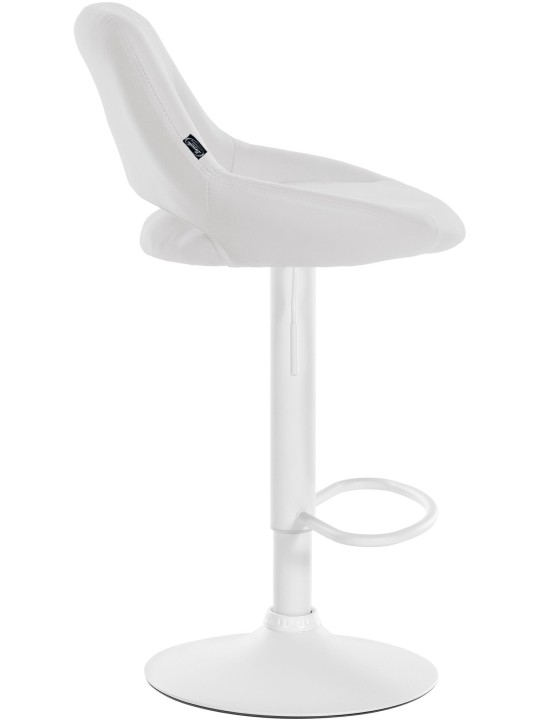 2 baarituolia Milet keinonahkaa W, valkoinen