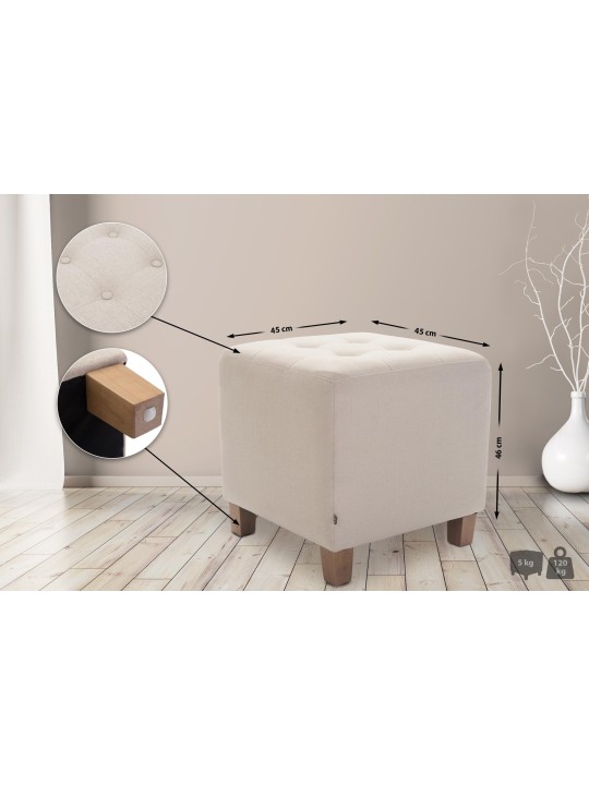 Faraon jakkara, antiikkivalo, kermanvärinen Faraon jakkara, antiikkivalo, kermanvärinen