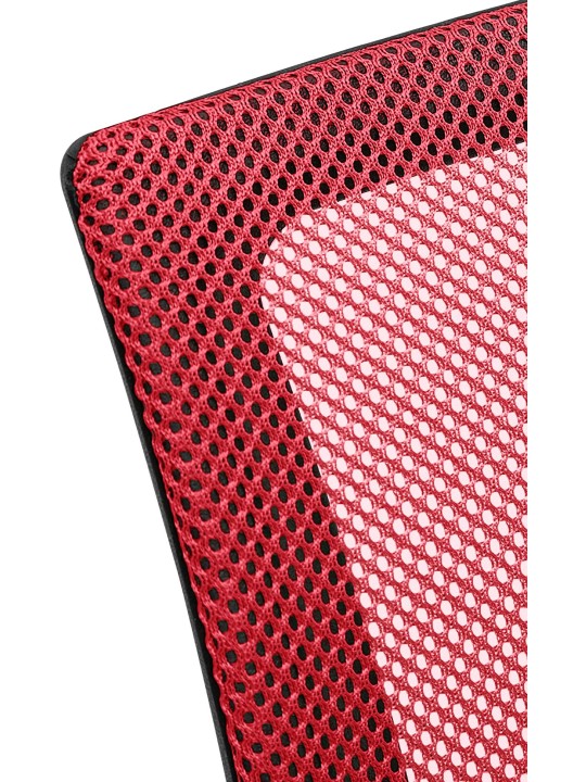 Eureka vierailijatuoli, punainen