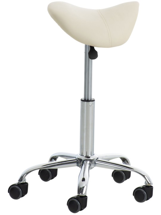 2 kpl työjakkarat Reno keinonahka, kermanvärinen