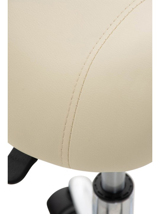 2 kpl työjakkarat Reno keinonahka, kermanvärinen