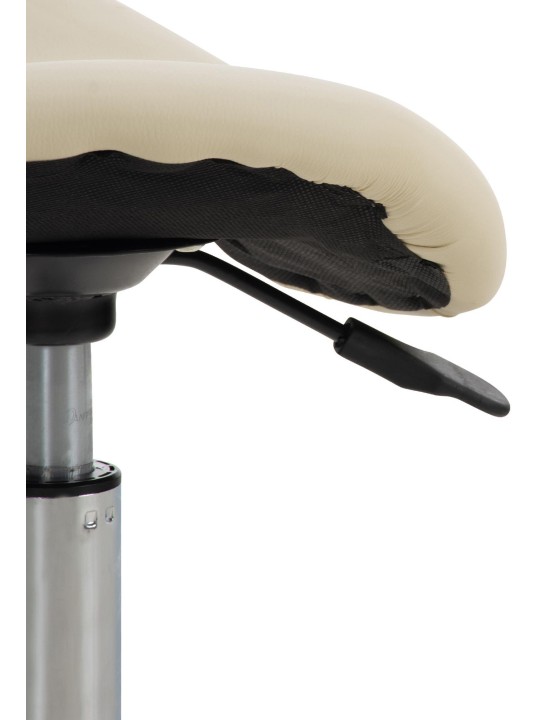 2 kpl työjakkarat Reno keinonahka, kermanvärinen