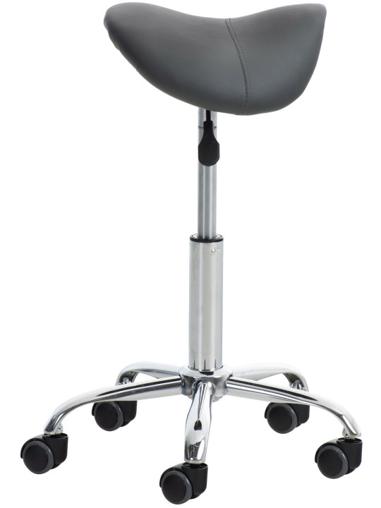 2 kpl työjakkarat Reno keinonahka, harmaa