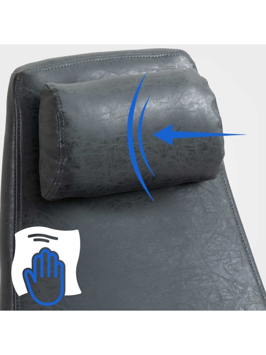 Pocatello työtuoli, antiikkimusta