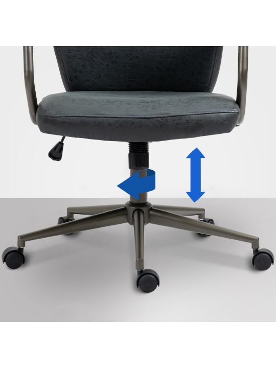 Pocatello työtuoli, antiikkimusta