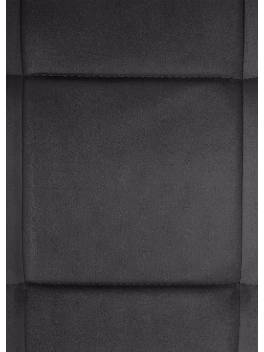 Setti 2 ruokasalin tuolia Vermont velvet, musta