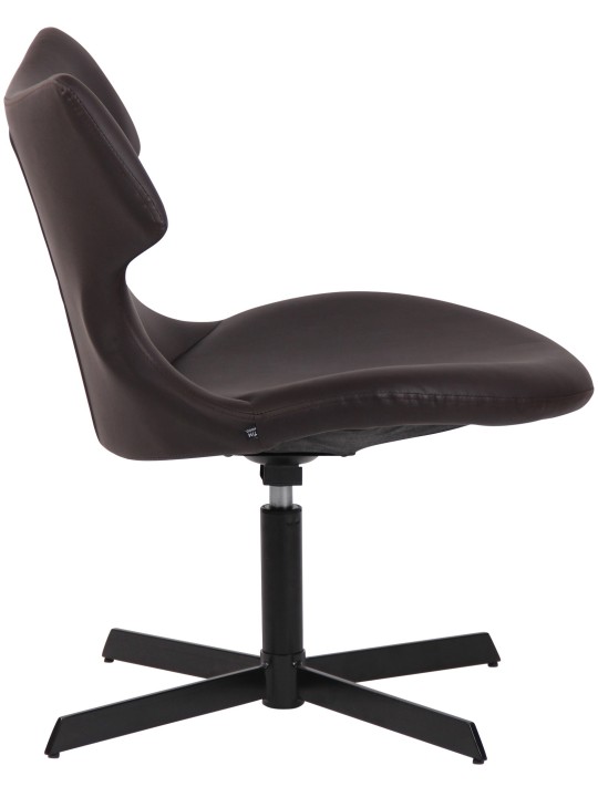 Lounger Welland keinonahkaa, ruskea