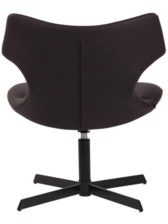 Lounger Welland keinonahkaa, ruskea