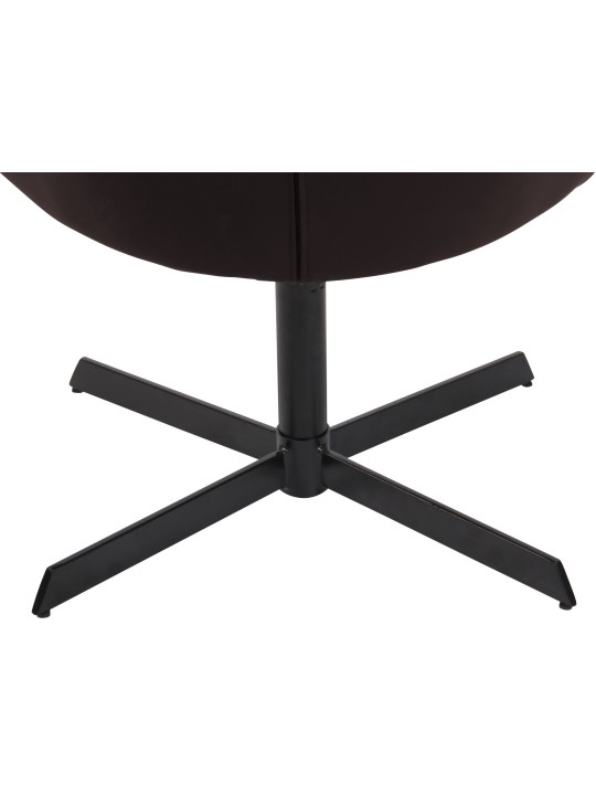 Lounger Welland keinonahkaa, ruskea