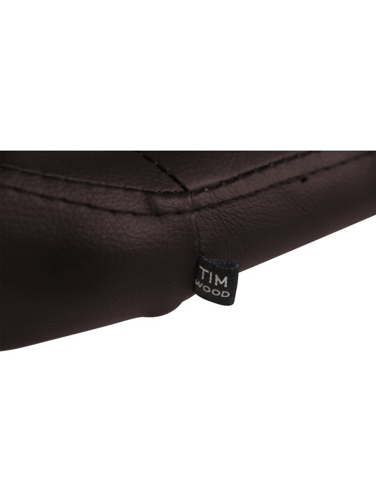 Lounger Welland keinonahkaa, ruskea