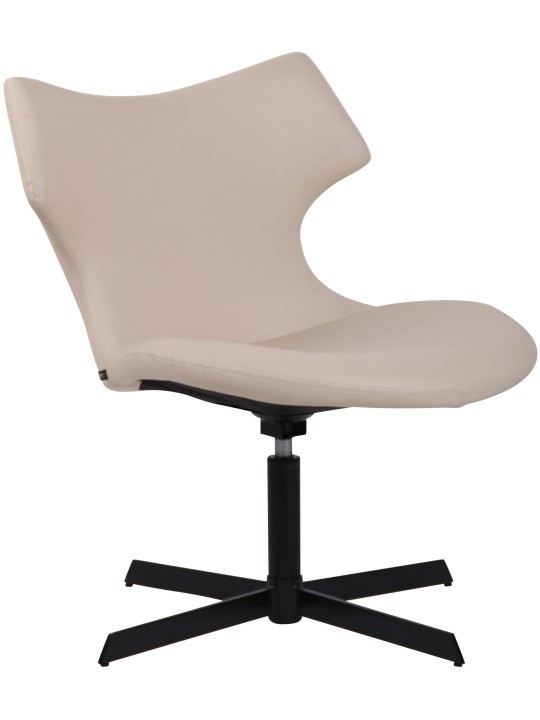 Lounger Welland keinonahkaa, kermanvärinen