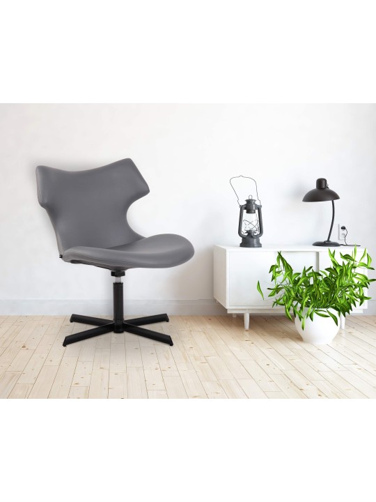 Lounger Welland keinonahkaa, harmaa Lounger Welland keinonahkaa, harmaa