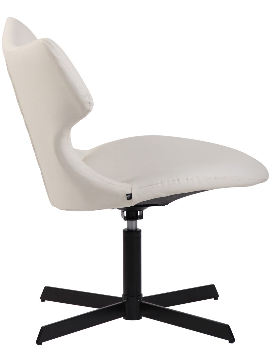 Lounger Welland keinonahkaa, valkoinen