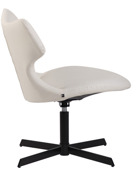 Lounger Welland keinonahkaa, valkoinen